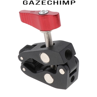 [GAZECHIMP] Super Crab Clamp Mount W/ 1/4inch & 3/8inch Thread, Well Designed Adjust Knob for DSLR Camera Magic Arm