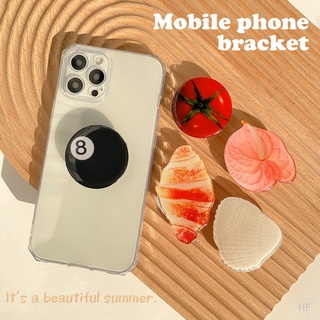 ins Cute Tomato Billiards Airbag Bracket Plain Color Pop Socket Griptok Phone Holder