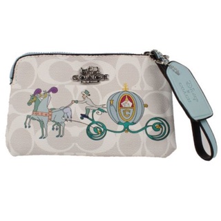 Disney Princess Cinderella Wristlet Cosmetic Bag Handbag Coch (2)