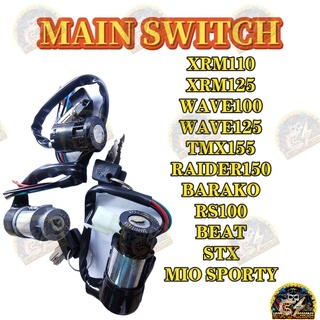 CS motorcycle ignition switch tmx 155/barako/xrm/wave/beat/supremo/mio sporty