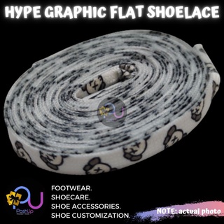 【spot goods】✸✎Hype Graphic Flat Shoelace - poshup
