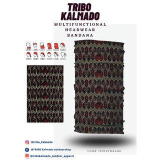 Tribo Kalmado Tnalak inspired Multifunctional Headwear Bandana/Tube Mask