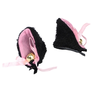 Niceshopy-PH Fashion Sweet Lovely Anime Lolita Cosplay Halloween Party Anime Costume Cat Fox Ears Hair Clip with Bell (2)