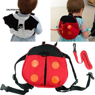 Strong Leash with Padded Handle Cali☆Ladybug Baby Kid Toddler Keeper Walking Safety Harness Backpack