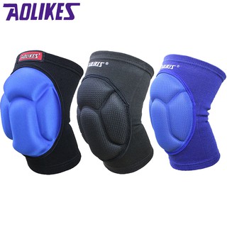 AOLIKES 1 Pair Thickening Football Volleyball Extreme Sports knee pads brace support Protect Cycling