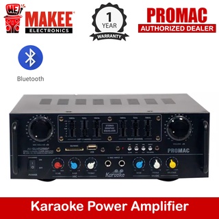 Promac AV-SU4529BF 180W x 2 Karaoke Power Amplifier with Bluetooth