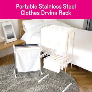 ♝✷Mini Stainless Steel Laundry Drying Rack/Clothes Drying Rack/Laundry Rack/Laundry Drying Rack