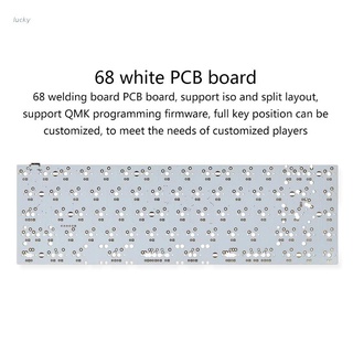 lucky* 65% Custom Mechanical Keyboard PCB Programmed Numpad Layouts Qmk Firmware Board