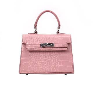 women bag Crocodile Pattern Women's Handbag Kelly Bag Thin Shoulder Belt Single Shoulder Bag handbag (6)