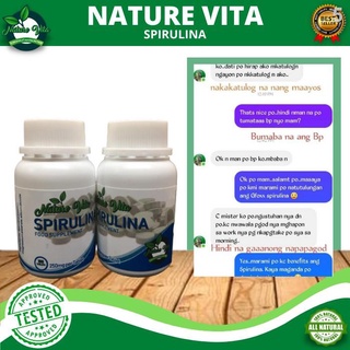 ◑1 bottle Nature Vita Spirulina Superfoods / Cancer / Cyst / Mayoma / Kidney Problem / Arthritis