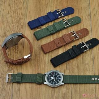 Fashion Military Nylon Fabric Canva Wrist Watch Band Strap (1)