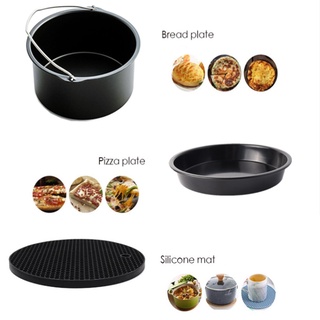 Air Fryer Accessories,Air Fryer Non-Stick Baking Pan for Phillips Air Fryer Accessories,for All 3.5QT-4.5QT, 7 Inch