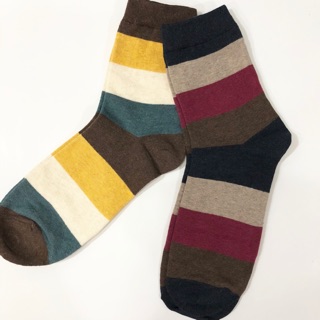 Colorful Stripes Korean Fashion socks