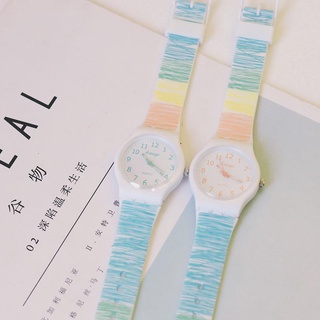 ✖Macaron watch female student Korean version of simple ins cool personality fashion trend Japanese j