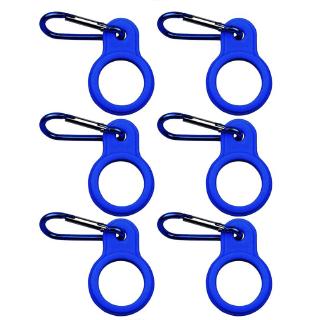 RUN* 6pcs Silicone Water Bottle Carrier Hiking Bottle Holder Clip Hook with Carabiner (4)