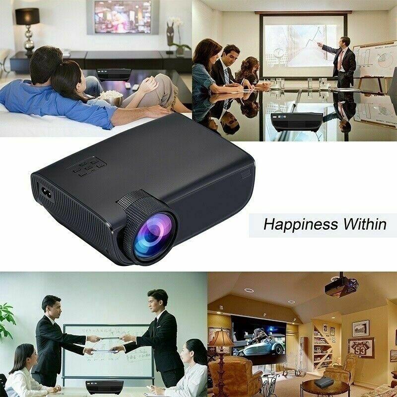 1080P 3D 4K HD 45W LED Projector Home Theater Cinema for Android/IOS Elec (2)