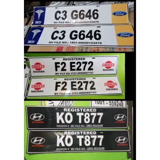 【Ready Stock】✚✆Temporary Plate Euro for CAR (Metal Galvanize-Embossed)
