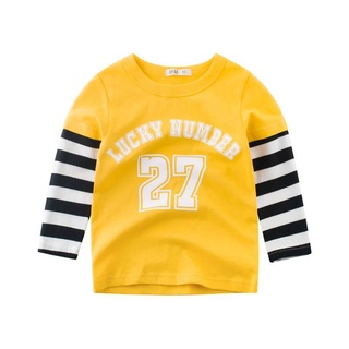 Kids Boys T-Shirt Long Sleeve Casual Tops Clothes Brand Kids Tops