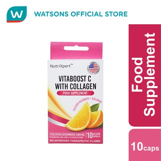 NUTRIXPERT Vitaboost C with Collagen 10 Capsule