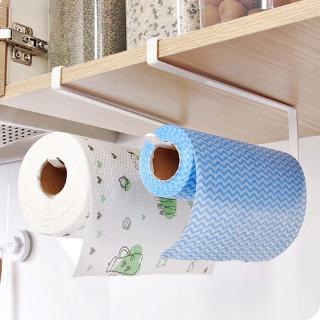 Kitchen Tissue Holder Hanging Bathroom Toilet Roll Paper Holder Towel Rack Kitchen Cabinet Door Hook Holder Organizer OCAR
