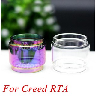 COD Creed Glass Tube Replacement Rainbow Clear Bubble Glass Accessories
