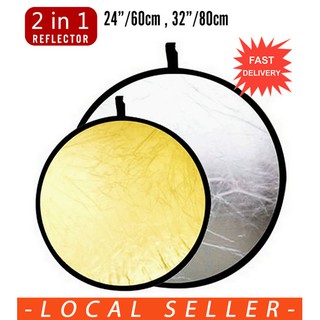 Studio Lighting 2-in-1 Multi Collapsible Disc Reflector