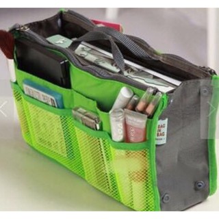 Dual Bag In A Bag Organizer Travel Cosmetic Mesh Pouch