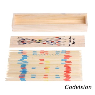 BB Traditional Mikado Spiel Wooden Pick Up Sticks Set Traditional Game With Box Toy