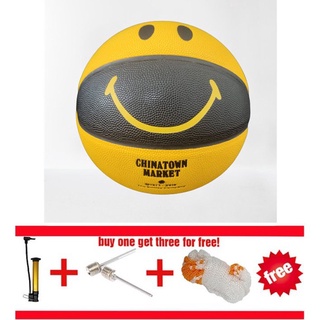 Fast Delivery Chinatown Market for UO Smiley Size 7 Basketball PU Leather Competition Training Durab