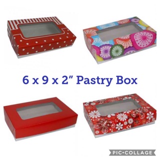6x9x2” Pastry Box (20 pcs/pack)