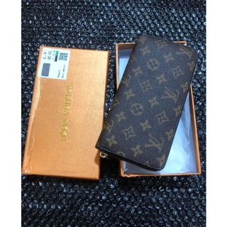 NEW BRANDED FASHION LONG WALLET ONE ZIPPER WITH BOX