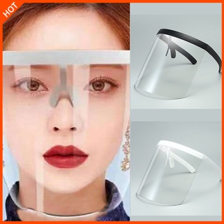Acrylic Full Face Shield Better Protection Lengthen Outdoor Sun Protection Anti-Peeping Wrap Shield