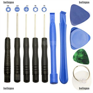 11 In 1 Mobile Repair Opening Tool Kit Set Pry Screwdriver For Cell Phone iPhonehelinyue