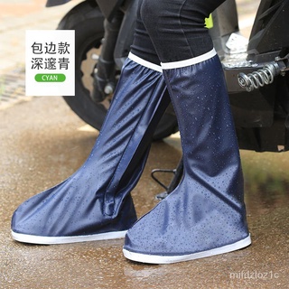 rain covercar☸X.D Rain Boots Mid-High Tube Shoe Cover Rainproof Shoe Cover Waterproof Shoe Cover for