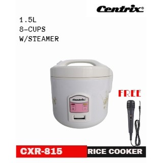 RICE COOKER 1.5L CXR-815 CENTRIX W/FREE MIC