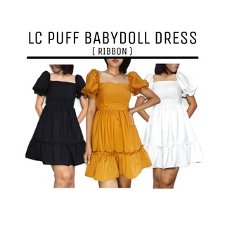 LC RIBBON PUFF BABYDOLL DRESS