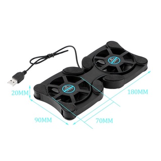 good!USB Cooling Pad Collapsible Heat Dissipation Small Fan Radiator Laptop Portable