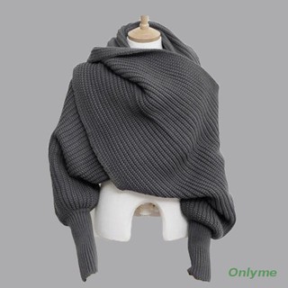Onlyme Warmer Knitting Wool Scarf With Sleeve Wrap Shawl Scarves ☜☜ nike belt women gucci scarf