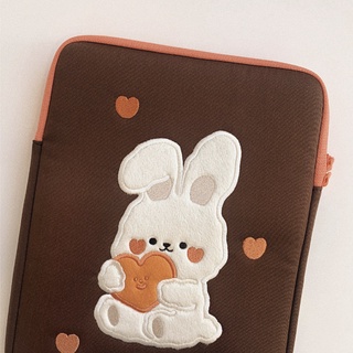 Ins style love bunny ipad inner bag 11/13 inch laptop bag protective sleeve storage bag laptop case