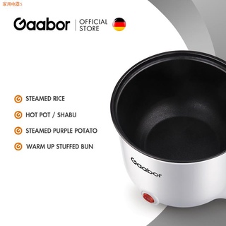 ◊☾♨Gaabor Mini Rice Cooker, 1.8L Multi-function Cooker Non-Stick Inner Pot With Steamer