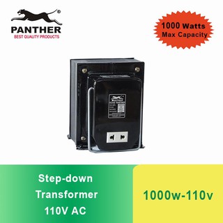 Panther 1000w-110v Step-down Transformer 1000 Watts Output 110VAC Single Phase Auto Type