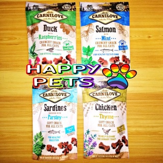 【Ready Stock】❏Carnilove Soft / Crunchy Snack for All Cats Treat