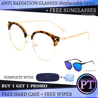 Protontech 23 Anti Radiation Anti Blue light Korean Eyeglasses Replaceable Lens