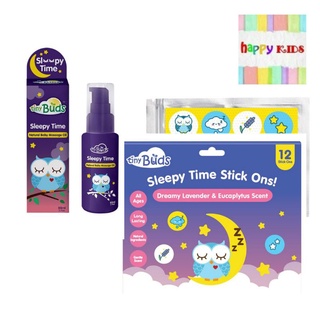 ✌┇Tiny Buds Sleepy Time Natural Lavender Baby Massage Oil and Stick Ons