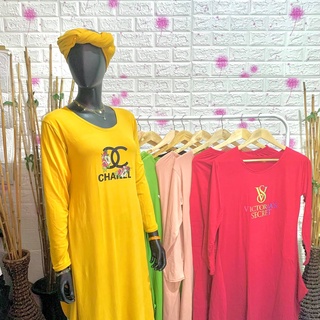 MUSLIM WEAR (TUNIK DRESS) with PANTS (FIT UP TO XL)