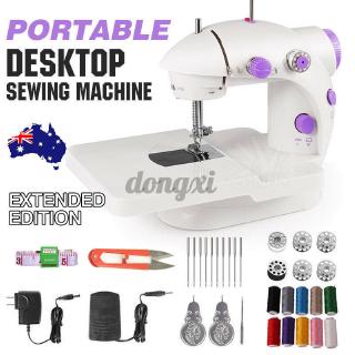 Mini Portable Sewing Machine With Lamp Thread Stainless Steel Cutter With Extension Table Household