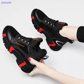 Casual sports shoes female 2021 new ins net red old shoes Korean version of all-match student shoes women s single shoes