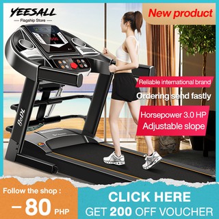 Yeesall3.0HP treadmill, household folding treadmill, ultra-quiet shock absorption threadmill