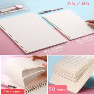 Loose Leaf for Binder A5 B5 20/26/ Holes Refill Pages (1)