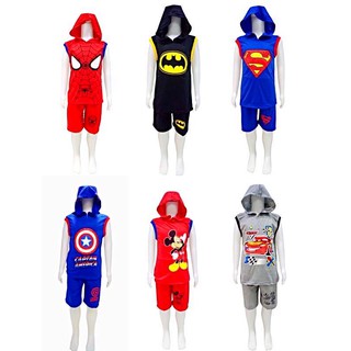 COD TERNO SHORT HOODIE CHARACTER FOR KIDS (2-6yrs)